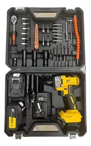 Parafusadeira Furadeira Chave De Impacto 2 Baterias 48v Biv - F